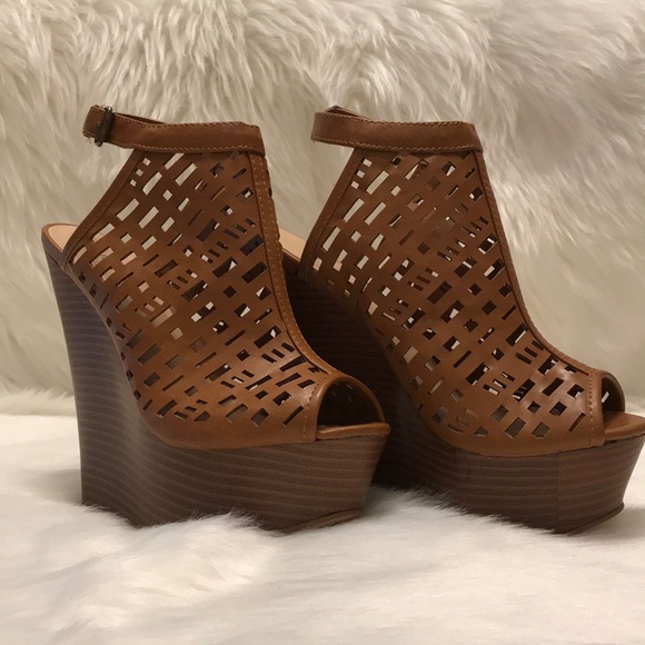 JustFab Shoes - JustFab Marine Wedge Sandals Heels